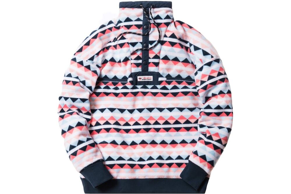 Kith X Columbia Powder Keg Fleece Exploration Pullover Small SS18 Agency